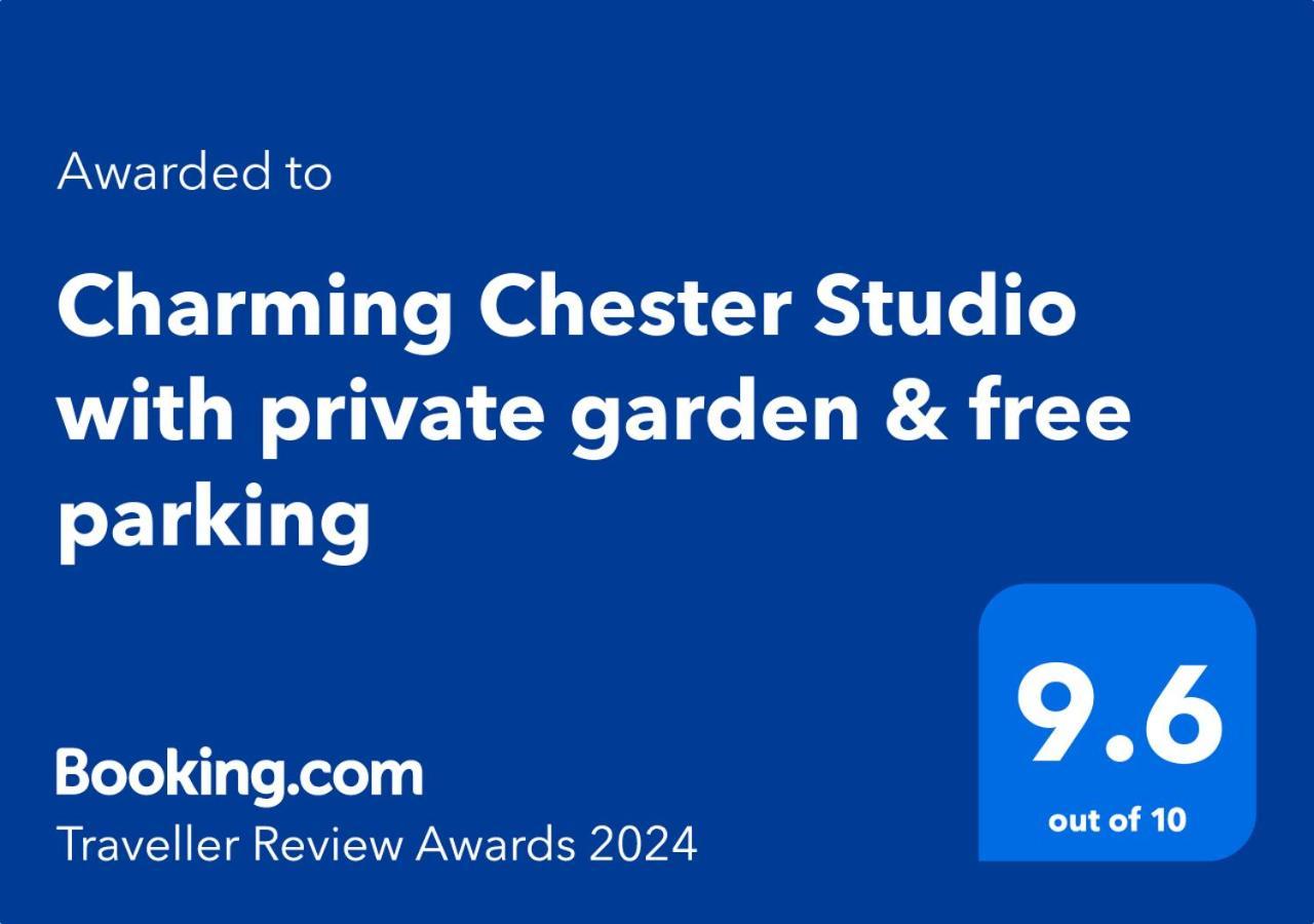 Charming Chester Studio With Private Garden & Free Parking Exterior foto